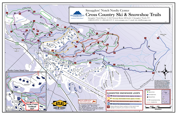 Winter Cross-country map